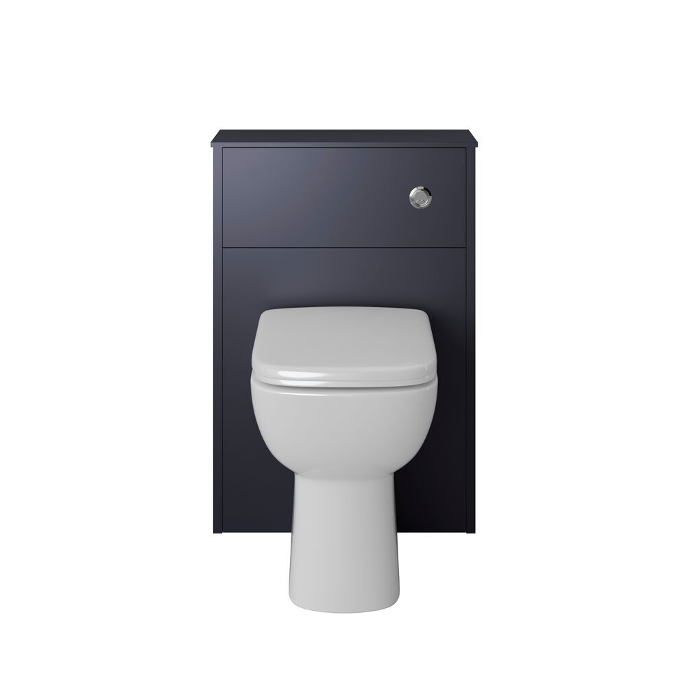 Cut out image of the Heritage Lynton 550mm Midnight Blue WC Unit, Pan, Cistern & Seat Pack